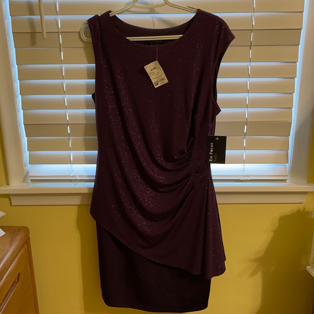 Sparkly purple dress